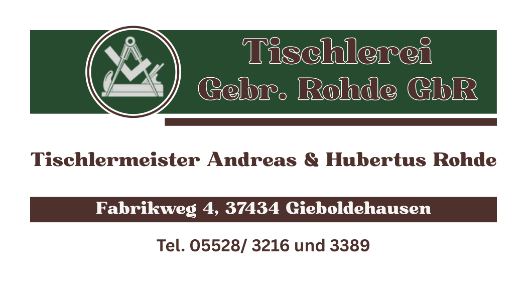 Logo Tischlerei Rohde